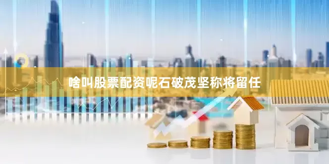 啥叫股票配资呢石破茂坚称将留任